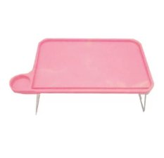 QN Lazy Table Meja Laptop - Pink