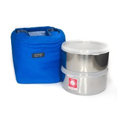 Rantang Lunch Box - Kotak Makan - 14 cm- Biru