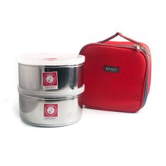 Rantang Lunch Box - Kotak Makan - 14 Cm - Merah