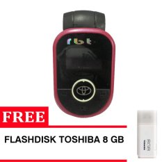 RBT CG-93 Car MP3 USB/TF Player With FM Modulator + Gratis Flashdisk Toshiba 8 GB - Merah