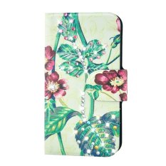 Rhinestone Red Flower Tree Design Card Slot Magnetic PU Leather Flip Case Cover Compatible For LG Optimus G3 mini D728 G3 Beat