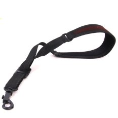 RIS Adjustable Padded Saxophone Sax Neck Strap With Snap Hook Black And Coffee - Intl