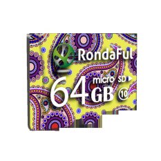 Rondaful Micro Sd Card Class 10 Real Capacity Storage Memory TF Card 64GB