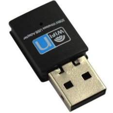 Router High Gain USB WiFi Dongle for Modem Routers 2dBi 300Mbps - XHT-3503 - Black