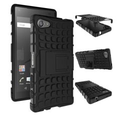 Rugged Tough Hard Case for Sony Xperia Z5 Compact Z5 Mini (Black)
