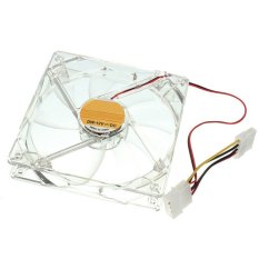 S & F Blue LED 120mm 4Pin Desktop PC CPU Fan for Computer Case Cover Cooling System - Intl
