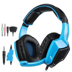 SADES 920 Stereo 5 in 1 Plug Gaming Headphone Headset with Mic for Laptop PC / PS4 / Xbox 360 / Cellphone (Intl)