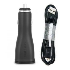 Samsung Car Adapter + Micro Usb Cable For Galaxy S4 / Note 1 / Note 2 - Charger Mobil - Output 2A - 10W