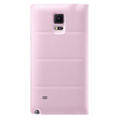 Samsung Flip Leather Cover Case for Galaxy Note 4 Original - Pink