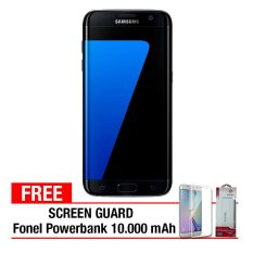 Samsung Galaxy S7 Edge - 32GB - Black + Gratis Anti Gores + PowerBank