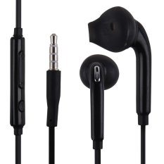 Samsung Handsfree Flat kabel For Galaxy S6/S6 Edge / Note 5 - Hitam