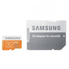 Samsung Micro Memory Card Evo 32GB - 48MB/S Class 10 - Orange