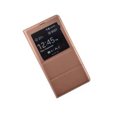 Samsung S-View Cover For Galaxy Note 4 Gold Original