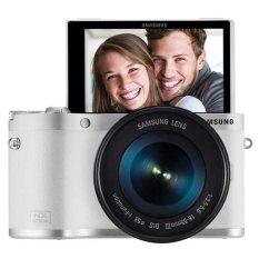 SAMSUNG SMART Digital Camera NX300M +18-55mm Lens 16GB WHITE - Intl