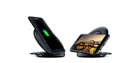 Samsung Wireless Charger Stand Fast Charging For Samsung Galaxy S6 , S6 Edge ,S7 ,S7 Edge,Note 5 - Hitam
