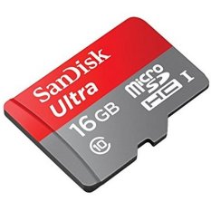 SanDisk 16GB Micro SD Memory Card Ultra Series Micro SDHC 80MB/s Class 10 UHS-1 + Adapter