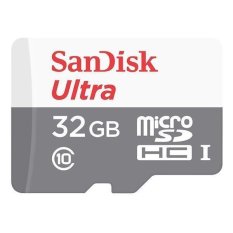 SanDisk MicroSDHC 48MB/s 32GB Class 10 UHS-1 - Micro SDHC - SD - New Model - Putih -Abu-Abu