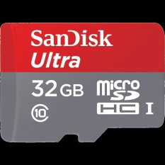 Sandisk Ultra Micro SDHC 80MB/s Class 10 Dengan Adapter - 32GB