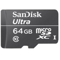 Sandisk Ultra MicroSD 64GB Class 10 - 30Mbps