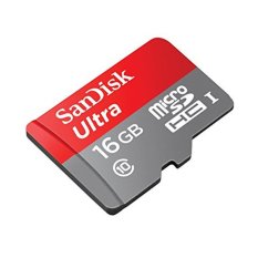 SanDisk Ultra microSDHC Card 16GB Class 10 With Adapter