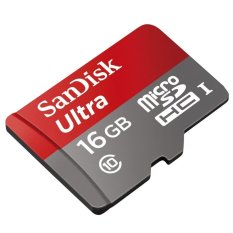 SanDisk Ultra microSDHC Card UHS-I Class 10 48MB/s 16GB with SD Card Adapter