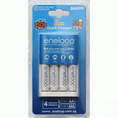 Sanyo Eneloop Quick Charger + AA 2000mAh 4pcs