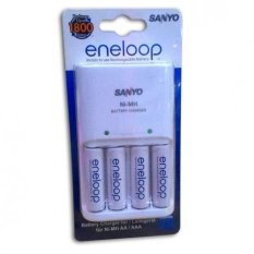 Sanyo - Recharge 4 Baterai-AA Eneloop