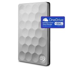 Seagate Backup Plus Ultra SLIM 1TB NEW Portable USB 3.0 Platinum + 200 GB One Drive Cloud Storage
