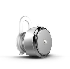 Silver Sports Mini Noise Cancelling Handsfree Wireless Stereo Bluetooth Headset Earphone With Microphone Bluetooth for iPhone 6 Plus 6 5 5S 5C 4 4S (Intl)