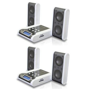 Simbadda Portable Speaker PMC 280 2Pcs - Putih