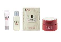 SK-II Paket Mini Lengkap - Facial Treatment Essence 10ml, Gentle Cleanser 6gr, Stempower 2.5gr, Cellumination 2gr
