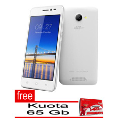 Smartfren - Andromax A 4G Lte - 8 Gb - Putih + Bonus Kuota 65 Gb
