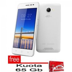 Smartfren Andromax A - Kuota 65 GB - Pulsa Rp.100.000 - Putih