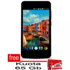 Smartfren Andromax A - Kuota 65 GB - Pulsa Rp.60.000 - Hitam