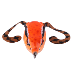 Soft Topwater Fishing Ray Frog Lures Bass Baits Crankbaits Tackles Hooks (Intl)