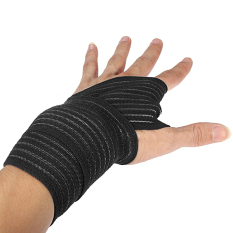 Soft Wrist Knee Ankle Elbow Support Wrap Sports Bandage(black 120cm) (Intl)