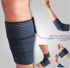 Soft Wrist Knee Ankle Elbow Support Wrap Sports Bandage(blue 180cm) - INTL