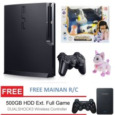 Sony Playstation 3 Slim 160GB ODE 2 Controller + HDD 500GB Full Game