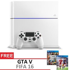 Sony PS4 Playstation 4 CUH-1206A B02 - Putih + Gratis 2 Games