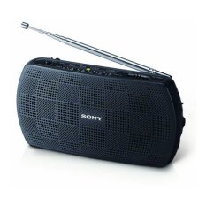 Sony SRF-18 Portable AM/FM Stereo Speaker with Built-In Amplifier (Black) (Export) - Intl