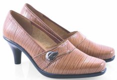 Spiccato SP 508.11 Sepatu Formal Heels Wanita - Bahan Leather - Bagus Dan Cantik - Tan