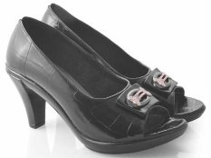 Spiccato SP 508.14 Sepatu Formal Heels Wanita - Bahan Leather - Bagus Dan Cantik - Hitam