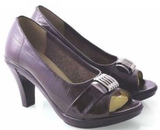 Spiccato SP 508.15 Sepatu Formal Heels Wanita - Bahan Leather - Bagus Dan Cantik - Coklat
