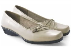 Spiccato SP 513.05 Sepatu Formal Heels Wanita - Bahan Leather - Bagus Dan Cantik - Krem