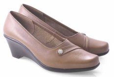 Spiccato SP 513.11 Sepatu Formal Heels Wanita - Bahan Leather - Bagus Dan Cantik - Coklat