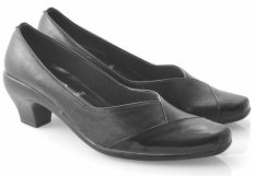 Spiccato SP 522.01 Sepatu Formal Heels Wanita - Bahan Sintetis - Bagus Dan Cantik - Hitam