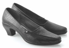 Spiccato SP 525.02 Sepatu Formal Heels Wanita - Bahan Leather - Bagus Dan Cantik - Hitam
