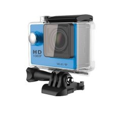 Sport Cam Action Cam TiFo W9 1080P Full HD Sports DV Waterproof Wifi 2 inch Screen - Biru