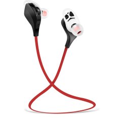 Sports Stereo Headphones Wireless Bluetooth 4.1 Headset Earphones Earbuds With Pouch For iPhone 4S 5 5C 5S 6 Plus iPad Mini 2 3 Samsung Galaxy S2 S3 S4 S5 S6 Note 5 Black+ Red