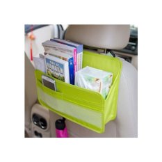 StarHome Tempat Penyimpanan Dalam Mobil Serbaguna - Tas Jok Mobil - Korean Travel Personal Bag Organizer Bag V2 - Hijau